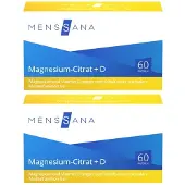 MensSana Magnesiumcitrat+D Kapseln 2x 2x60 St