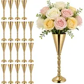 Vevor 20 Stk. Hochzeitsvasen Tafelaufsatz Blumenvasen für Hochzeit 43 cm Hoch