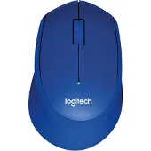 Logitech M330 SILENT PLUS, rechts, Optisch, RF Wireless, 1000 DPI, Blau