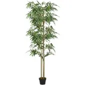 Furnicato Bambusbaum Künstlich 988 Blätter 150 cm Grün
