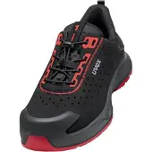 Uvex 1 x-craft Sicherheitsschuh Halbschuhe S1 PL, schwarz schwarz 44