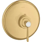 Hansgrohe Thermostat AXOR MONTREUX UP m HGri Highflow Durchflußm. 59 l/m br Highflow Durchflussmenge 59 l/min brushed gold optic