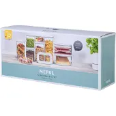 Mepal Geschenk-Set Vorratsdose Modula 9-teilig - weiß - Geschenke für frauen und männer
