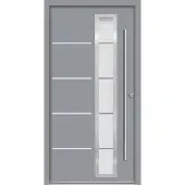Splendoor Haustür »SPLIT Prime«, Aluminium, in verkehrsgrau