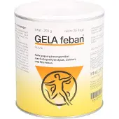 Febena Pharma GmbH GELA feban Pulver mit Collagenhydrolysat zur Unterstützung der Eiweißzufuhr für Knochen und Muskeln, 250 g Pulver