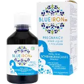 Hager Pharma GmbH BLUEIRON Pregnancy Eisen Liquid + Folsäure speziell für die Schwangerschaft, 250 ml Lösung