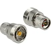 DeLOCK Adapter N Stecker auf 7/16 Buchse für Hochfrequenztechnik