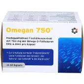 Intercell-Pharma GmbH Omegan 750 hochqualitatives Fischölkonzentrat Kapseln, 60 St. Kapseln