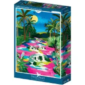 Pieces & Peace Puzzle Caño Cristales - 500 Teile buntes Landschaftsmotiv