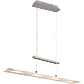 REALITY IMPORT REALITY LED-Pendelleuchte Milos R32004107 nickel-matt, 20 W, 2200 lm, 3000 K