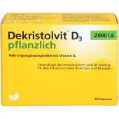 Trommsdorff GmbH & Co. KG Dekristolvit D3 2000 I.E. pflanzlich Kap 60 St