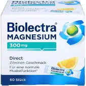 Biolectra Magnesium 300 mg Direct Zitrone Sticks 60 St Pellets