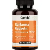 Casida GmbH Kurkuma Kapseln + Pfeffer Curcumin hochdosiert 90 St