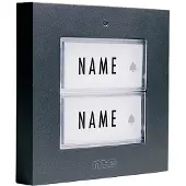 M-E Modern-Electronics m e modern electronics Funkklingel Sender mit Namensschild