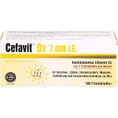 Cefak KG Cefavit D3 7,000 I.E., 100 St FTA
