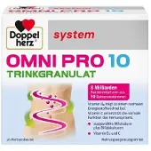 Queisser Pharma GmbH & Co. KG Doppelherz system OMNI PRO 10 Trinkgranulat, 20 St. Granulat