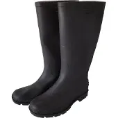 Car Mel Shoes Gummistiefel schwarz Größe 42 wasserdicht hoher Schaft für Gartenarbeiten