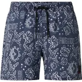 Bogner Badehose Fire + Ice Herren Nelson2 Print Night Blue-Größe 48