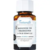 Naturafit Magnesium 150 organischer 4-fach Komplex Kapseln, 60 St. Kapseln