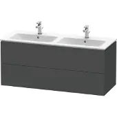 Duravit Waschtischunterbau L-CUBE 1290 x 481 x 555 mm graphit matt