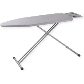 Sensahome Bügelbrett – Klappbarer Bügeltisch mit Dampfeinheitshalter – 110×33cm – Hellgrau