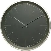 Technoline WT 7245, Wand, Analoge Uhr, Rund, Grau, Schwarz, 30 mm, 34,5 cm