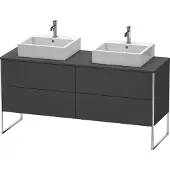 Duravit Waschtischunterschrank XSquare 160x54,8x77,8cm, 4 Ausz., steh., graph m
