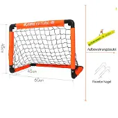 Dopwii Fußballtor Kinder-Fußballtor, leicht, zusammenklappbar, tragbares Design