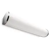 Philips myBathroom Fit Wandleuchte, 2x, Oberfläche, 2 Glühbirne(n), Nicht austauschbare(s) Leuchtmittel, 2700 K, IP44, Weiß, Chrom