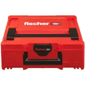 Fischer Systainer M137, 396x296x137 mm, leere Werkzeugbox, stapelbar, mit Deckeleinlage & Fachteilern