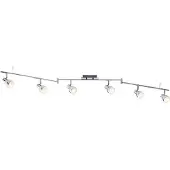 Paulmann LED Deckenlampe Deckenleuchten 6x 4,6W Silber 3000K warmweiß entspricht6x 30W