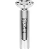Avizar , Kabelloser Rasierer 3 Klingen LED Display Travel Lock, Silber