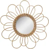 Atmosphera 38 Cm Wall Mirror Beige