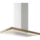 Elica Island PRF0148081A Inselhaube Natureiche 120 cm Weiß