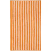 Cawö Handtuch Campus Ringel Stripes Mandarine (Set von 3 Stück)