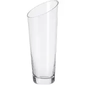 Leonardo Tischvase "Dekovase DYNAMIC", transparent, B:12cm H:30cm T:11,5cm, Glas, Vasen, Tischvase, aus Glas, handgefertigt