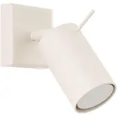 Licht-Erlebnisse Wandspot Metall verstellbar Beige GU10 Modern