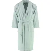 Rhomtuft Bademäntel unisex Schalkragen Sir & Lady perlgrau - 11 in perlgrau - 11 | Gr.: S