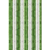 Arsvita Flauschvorhang 100x200 Unistreifen grün - weiß