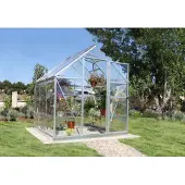 Canopia Aluminium Gewächshaus Harmony 66 Silber 185x185x208 cm