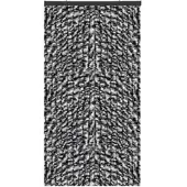 Arsvita Flauschvorhang 100x200 Unistreifen anthrazit - schwarz
