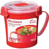 Sistema Mikrowellen-Suppentasse 11,9 cm hoch rot 656,0 ml