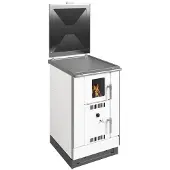 Wamsler wasserführender Küchenofen | K 158 F | 22 kW | Weiß