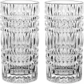 Nachtmann Latte Macchiato Glas Ethno Barista 434 ml (2er-Set)