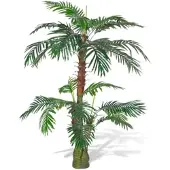 Furnicato Künstliche Pflanze Cycas-Palme 150 cm