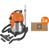Eurom Force 1420S + Staubsaugerbeutel für Force 1420S (5x)