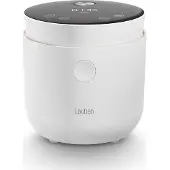 Lauben Low Sugar Rice Cooker 1500WT, Inhalt 1,5 Liter, 6 automatische Programme, verzögerter Start, Warmhalten, Antihaftbeschichtung, Weiss