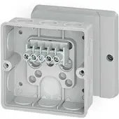 Hensel DE 9345, Polystyrene, Grau, IP55, 98 mm, 52 mm, 98 mm