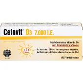 Cefak KG Cefavit D3 7.000 I.E. Filmtabletten, 60 St. Tabletten
