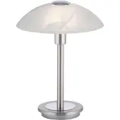 Paul Neuhaus Tischlampe Enova, dimmbar, chrom / silber, für Wohn- / Esszimmer, Metall, Tischlampe